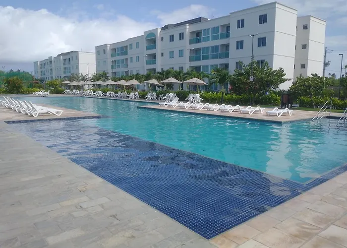Palm Village Acqua - Apartamento Premium - Em frente à piscina - Pôrto das Galinhas